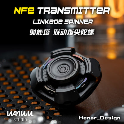 WANWU NFE TRANSMITTER Metal EDC Fidget Slider | Adult Stress Relief Fidget Toy | Haptic Mechanical Push Card