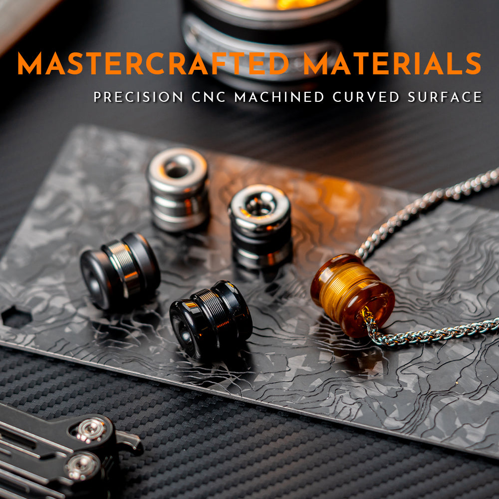 WANWU STUDIO EDC DRUMS LANYARD BEAD