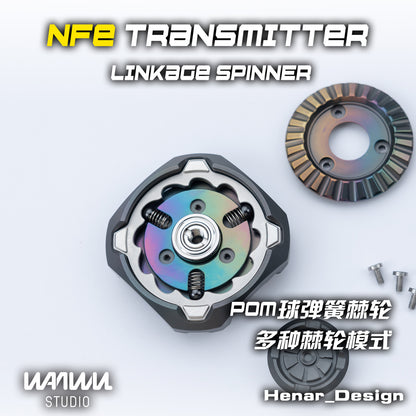 WANWU NFE TRANSMITTER Metal EDC Fidget Slider | Adult Stress Relief Fidget Toy | Haptic Mechanical Push Card
