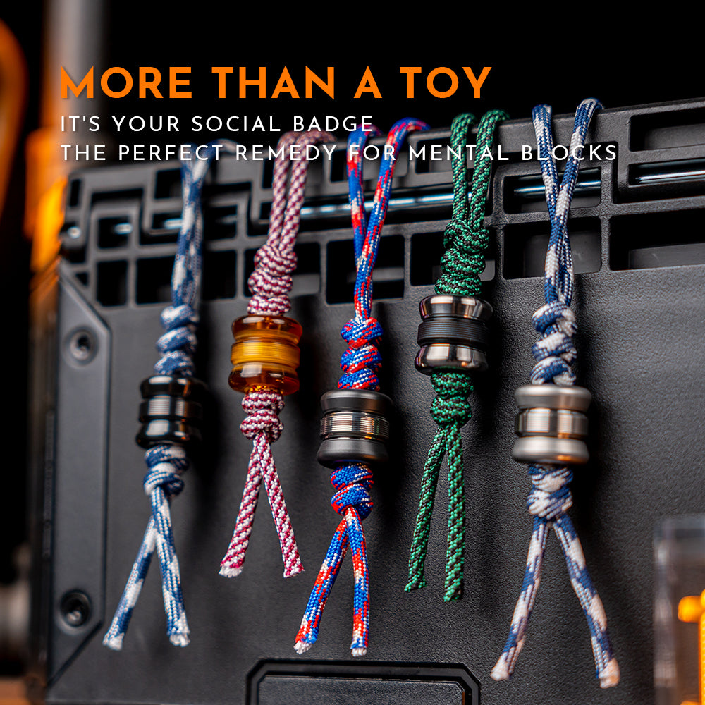 WANWU STUDIO EDC DRUMS LANYARD BEAD