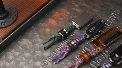 WANWU STUDIO EDC DRUMS LANYARD BEAD